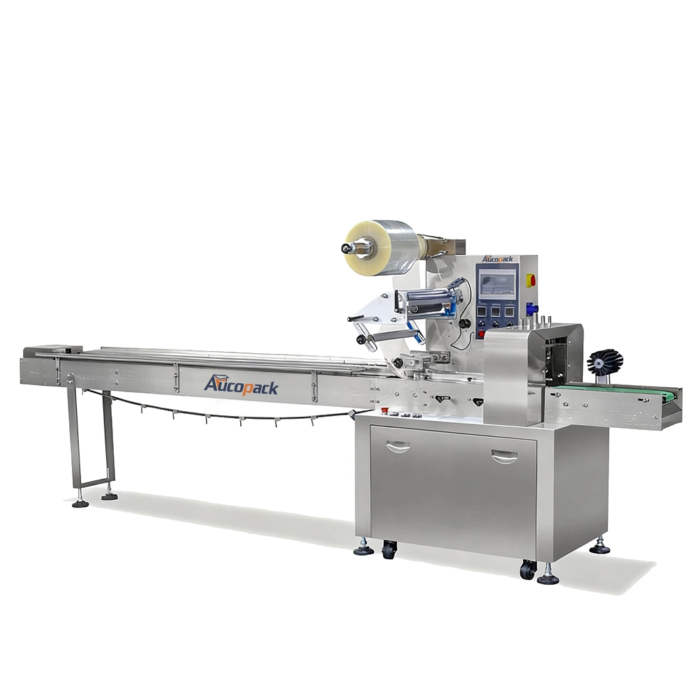 Horizontal Flow Wrapper Popsicle Ice Lolly Packaging Machine