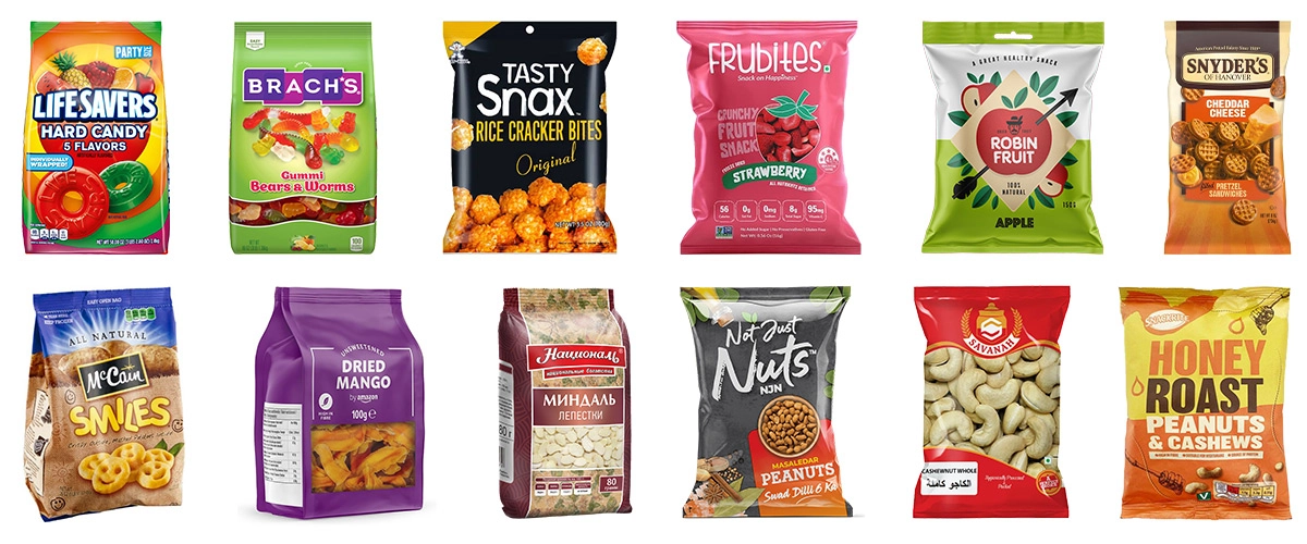Automatic Potato Chips Packing Machine Line with Nitrogen snack food packaging machine