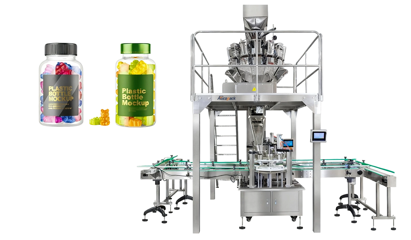 Bottle Packaging Machine Solution for Gummy Candies Bottle Packaging Machine Solution for Gummy Candies