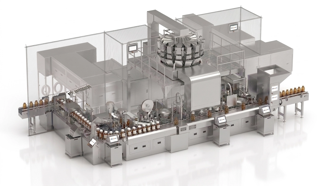 automatic bottle filling machine