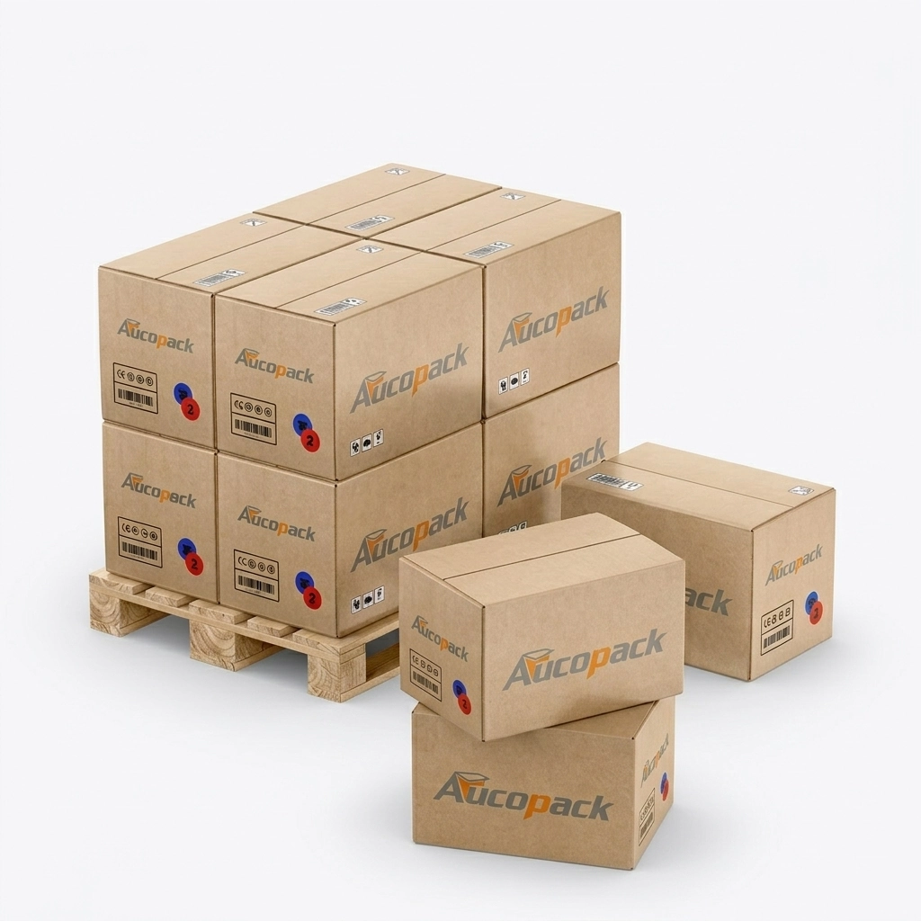 automatic shrink pallet stretch wrapping machine