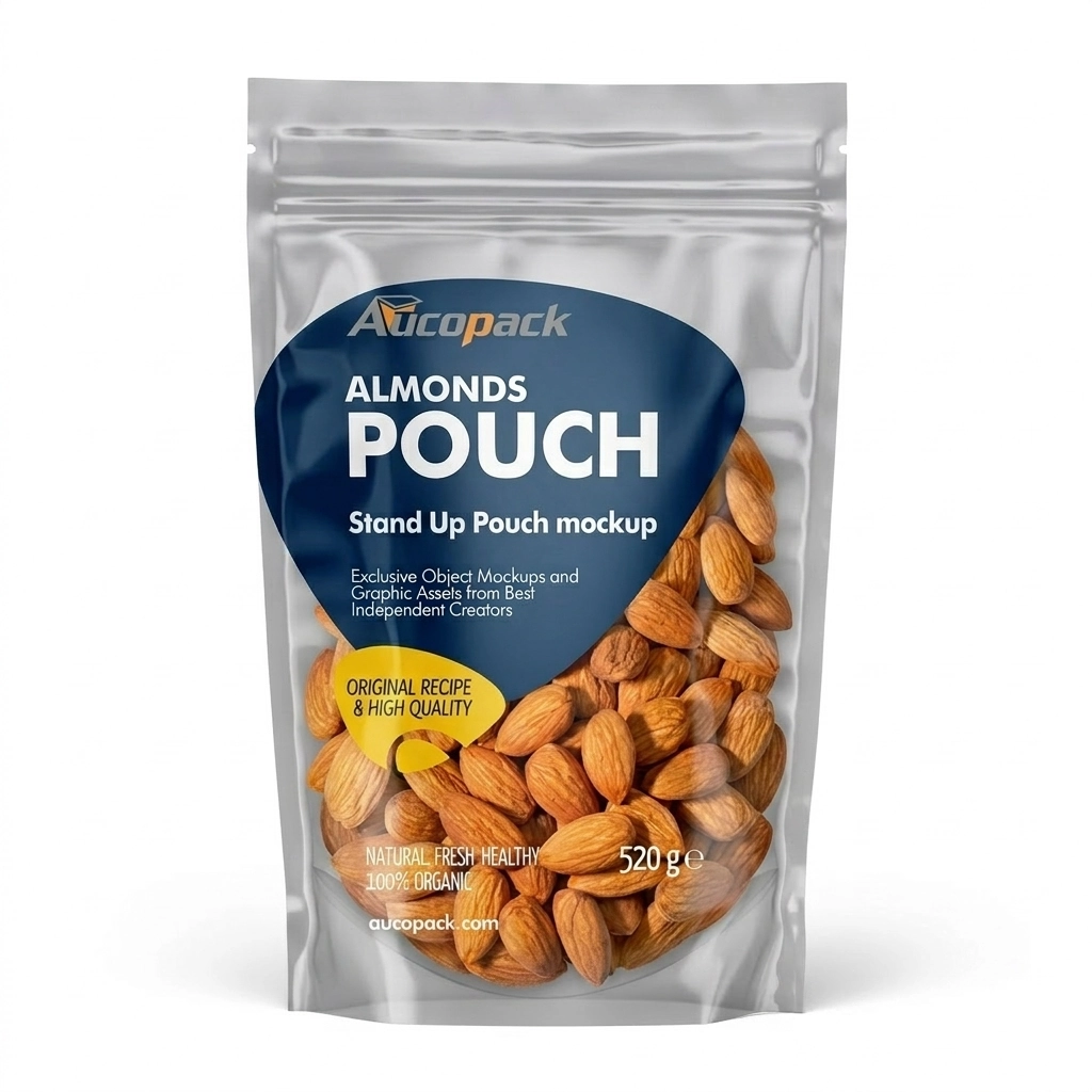 autmatic cashew almond peanut stand up pouch filling & packing machine